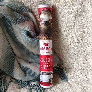 Sloth passenger car window sticker 🚘